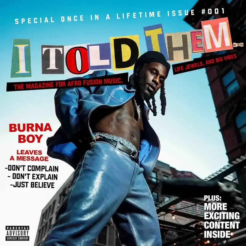 [New Vinyl] Burna Boy: I Told Them [ATLANTIC] Holiday Sale